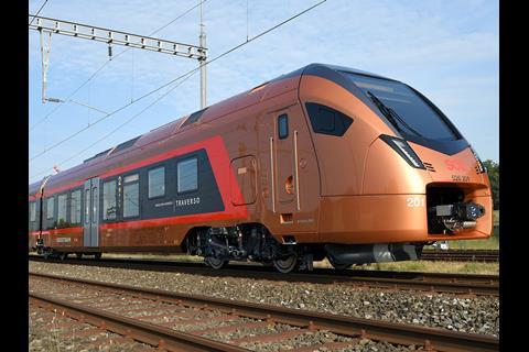 Südostbahn and Stadler have unveiled the first Traverso EMU for Voralpen-Express services.